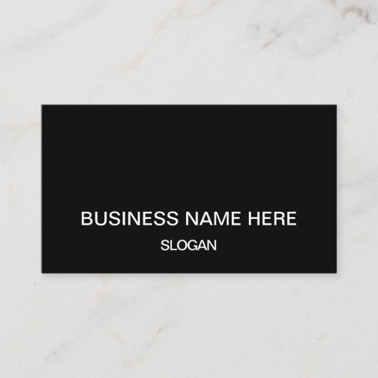 Minimalistische berufliche Firmengeschäftskarten Visitenkarte (Vorderseite)