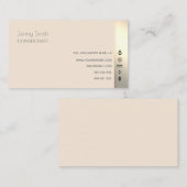 Minimalistische berufliche Kommunikationssymbole G Visitenkarte (Vorne/Hinten)