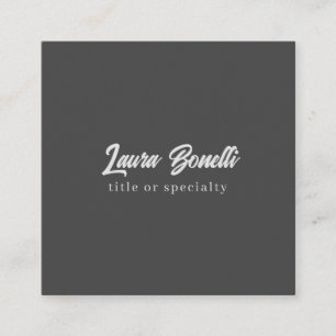 Minimalistische Berufliche moderne Handschrift Dun Begleitkarte