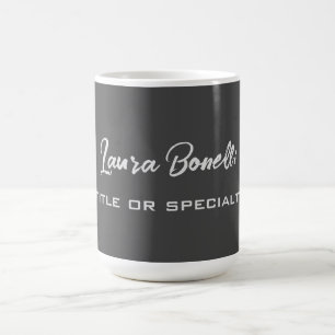 Minimalistische Berufliche moderne Handschrift Dun Kaffeetasse