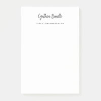 Minimalistische Berufliche moderne Handschrift