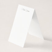 Minimalistische Berufliche moderne Schlichte Namen (Vorderseite)