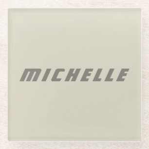 Minimalistische Berufliche moderne Science Fiction Glasuntersetzer