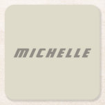 Minimalistische Berufliche moderne Science Fiction Rechteckiger Pappuntersetzer<br><div class="desc">Modernes Berufliches,  einfaches Design.</div>