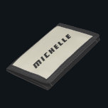 Minimalistische Berufliche moderne Science Fiction Tri-fold Geldbeutel<br><div class="desc">Modernes Berufliches,  einfaches Design.</div>