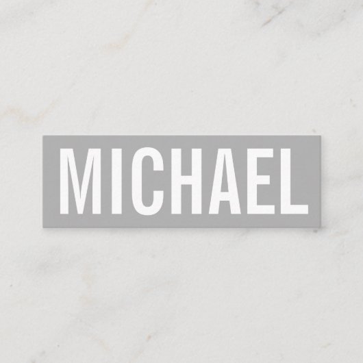 Minimalistische berufliche, moderne Visitenkarte (Vorderseite)