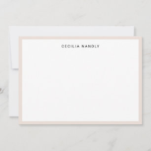 Minimalistische Berufliche Namenskarte Mitteilungskarte