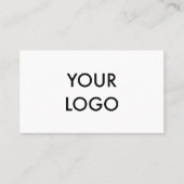 Minimalistische Berufliche Schwarz-Weiß-Technik Visitenkarte (Vorderseite)