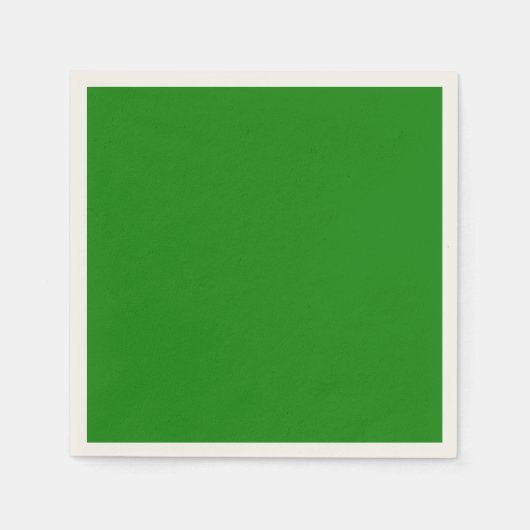Minimalistische Berufliche Solid India Green Color Serviette (Vorderseite)