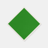 Minimalistische Berufliche Solid India Green Color Serviette (Ecke)