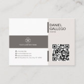 Minimalistische Berufliche Visitenkarte (Vorderseite)