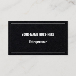 Minimalistische, Berufliche Visitenkarte