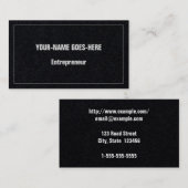 Minimalistische, Berufliche Visitenkarte (Vorne/Hinten)