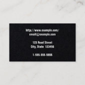 Minimalistische, Berufliche Visitenkarte (Rückseite)