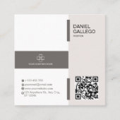 Minimalistische Berufliche Visitenkarte (Vorderseite)