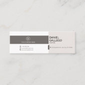 Minimalistische Berufliche Visitenkarte (Vorderseite)
