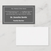 Minimalistische, Berufliche Visitenkarte für das G (Vorne/Hinten)