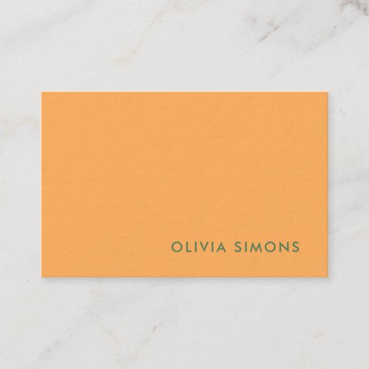 Minimalistische Berufliche Visitenkarten Visitenkarte (Vorderseite)