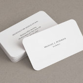 Minimalistische berufliche Vorlage Visitenkarte