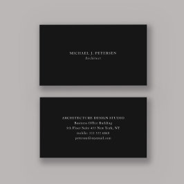Minimalistische berufliche Vorlage Visitenkarte