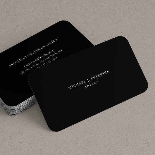 Minimalistische berufliche Vorlage Visitenkarte