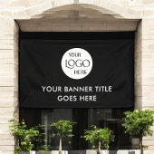 Minimalistische Berufliche Werbung für Firmenlogos Banner