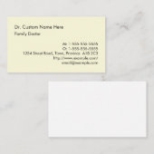 Minimalistische, bescheidene Visitenkarte (Vorne/Hinten)