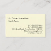 Minimalistische, bescheidene Visitenkarte (Vorderseite)