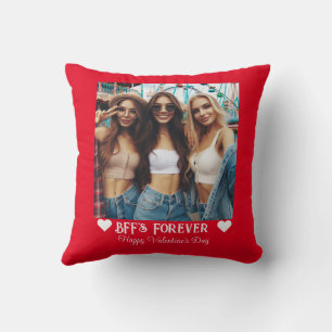 Minimalistische BESTE FREUNDIN Valentinstag Spanis Kissen