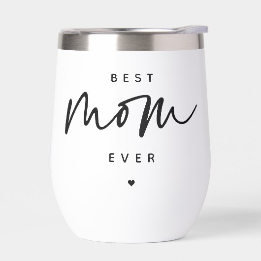 Minimalistische beste Mama je elegante Script Typo (Links)