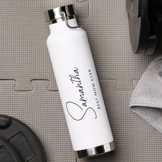 Minimalistische beste Mama je Trinkflasche