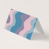 Minimalistische Bestellung über die Bandstreifen R Visitenkarten (Rückseite)