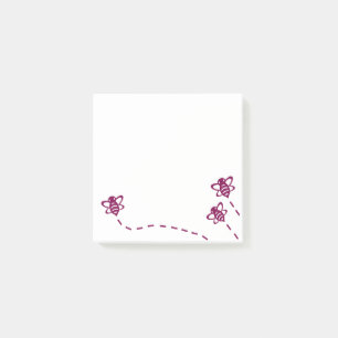 Minimalistische Bienenkleber - Alltag Post-it Klebezettel