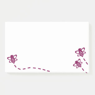 Minimalistische Bienenkleber - Alltag Post-it Klebezettel