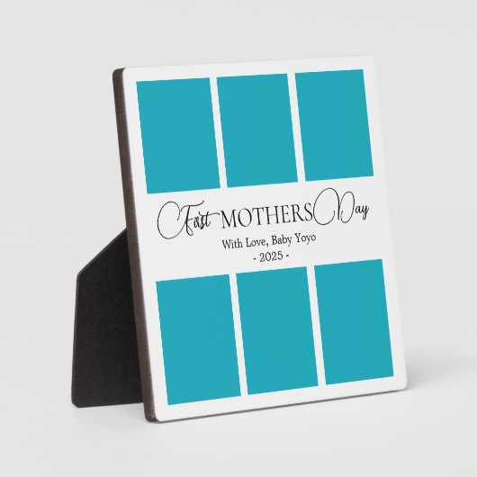 Minimalistische Bildkollektion der ersten Mutter Fotoplatte (Vorderseite)