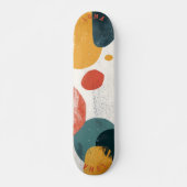 Minimalistische Bio Form - erdig modern Skateboard (Vorne)