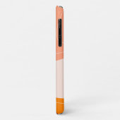 Minimalistische Bio Formen Waves Monogramm Case-Mate iPhone Hülle (Hinten/Links)