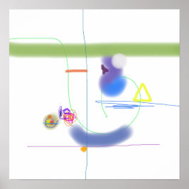 Minimalistische Bio Formulare Poster