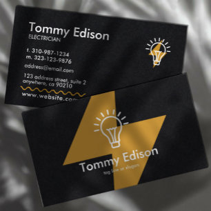 Minimalistische Black Business Cards für moderne E Visitenkarte