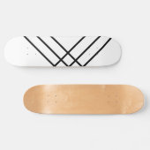 Minimalistische Black Lines Skateboard (Horizontal)