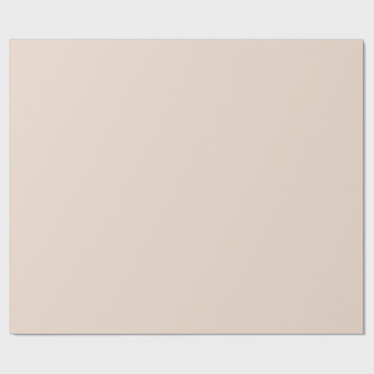 Minimalistische Blankenvorlage, solide Farbbeige Geschenkpapier (Flach)