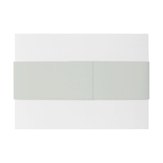 Minimalistische Blassgrün Einladungsbanderole (Rückseitenbeispiel)