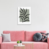 Minimalistische Blätter Leinwanddruck (Insitu (Wohnzimmer))