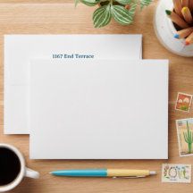 Minimalistische blau/weiß serielle 2-Linien-Rückse