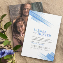 Minimalistische blaue Farblinien