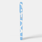 Minimalistische blaue Kuh Case-Mate iPhone Hülle (Rückseite / Links)