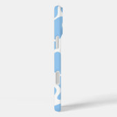 Minimalistische blaue Kuh Case-Mate iPhone Hülle (Rückseite / Rechts)