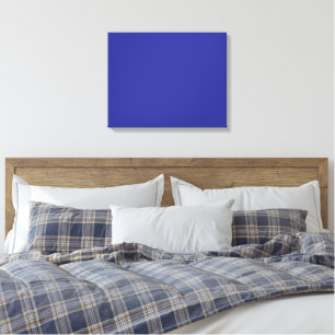 Minimalistische blaue Leinwand - Moderne ruhige Wa