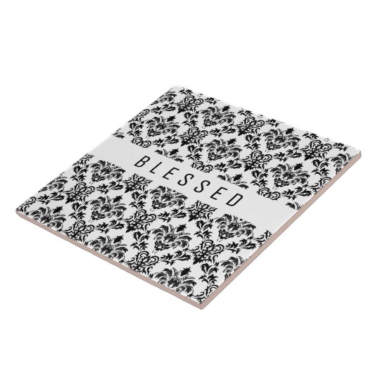 Minimalistische BLESSEE, schwarz Fliese (Seite)