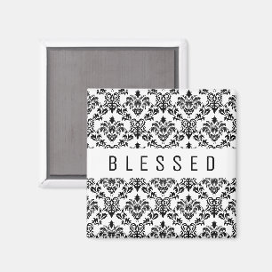 Minimalistische BLESSEE, schwarz Magnet
